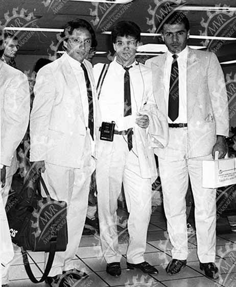 Manuel Negrete con Luis García